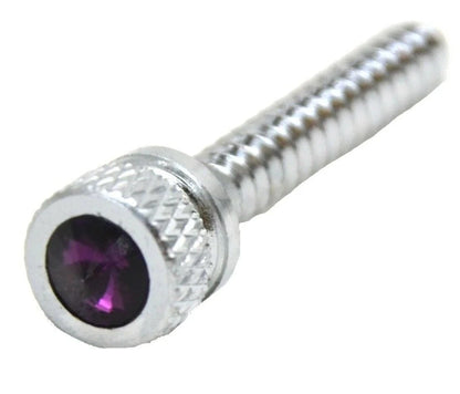 Set of 6 Dash Screws for Freightliner Purple Jewel Chrome (UP#24055)
