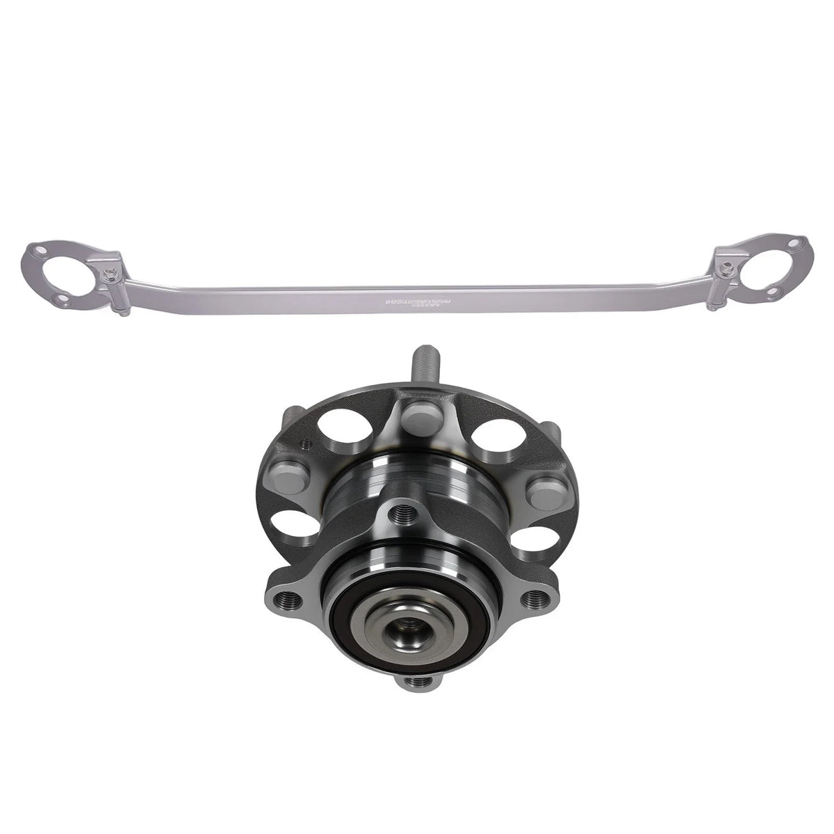 Front Upper Strut Tower Bar + Rear Wheel Hub Bearing for Honda Accord (2008–2012)
