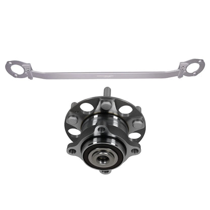 Front Upper Strut Tower Bar + Rear Wheel Hub Bearing for Honda Accord (2008–2012)