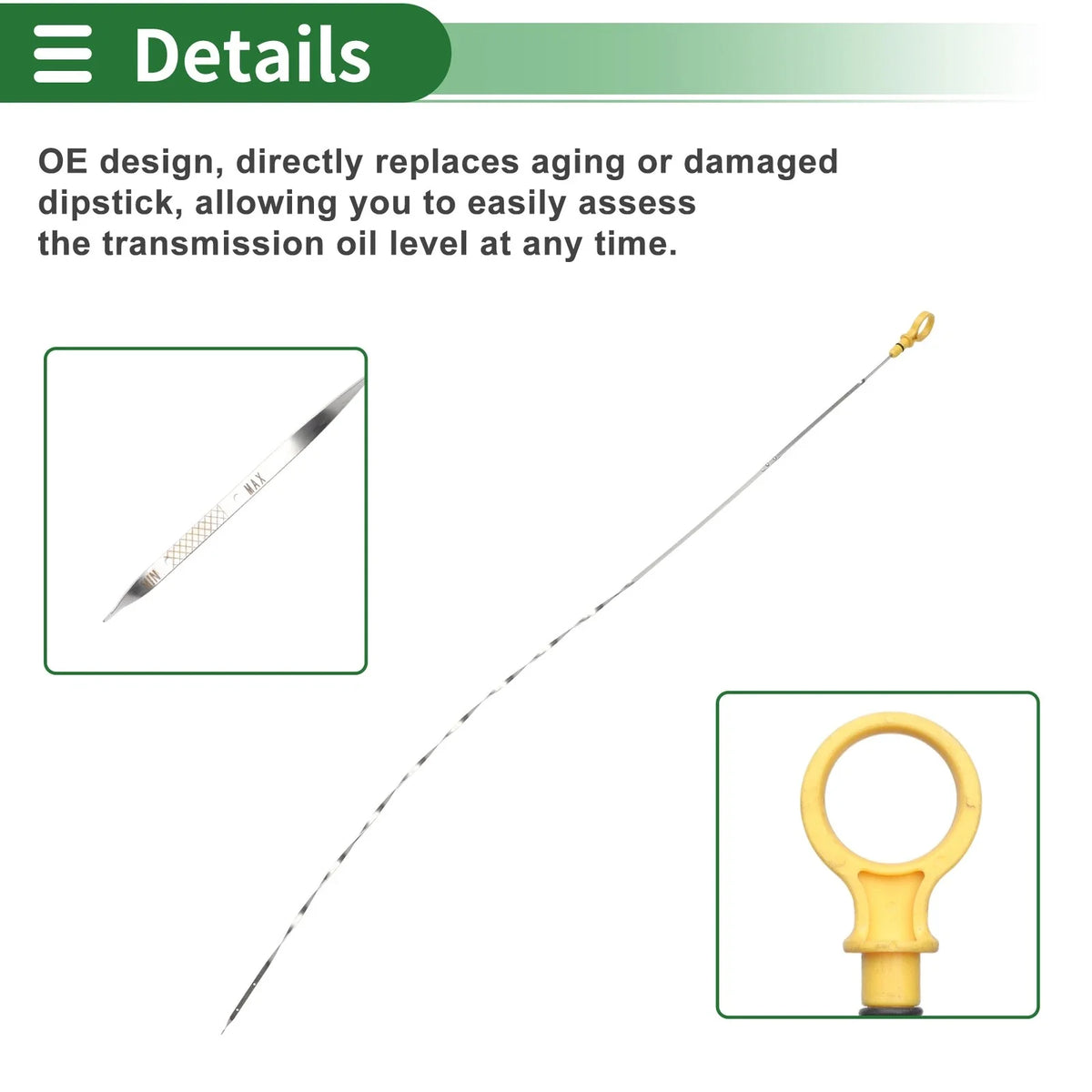 Oil Level DipStick No. 1C2Z6750BA/1C2Z6750BB for Ford E-150 (1999–2014)