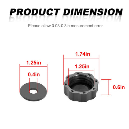 Coolant Overflow Reservoir Cap for Yamaha WR250F 400F 426F 450F Rhino 450 660