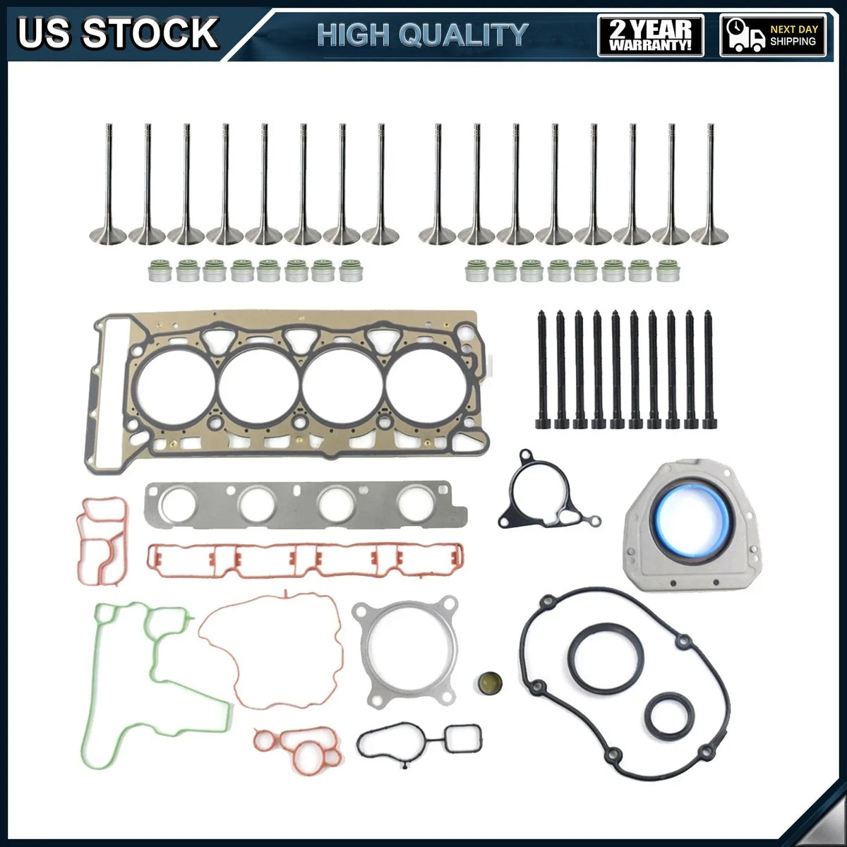 Head Gasket Set for VW Jetta GTI Audi A4 Q5 2.0L (2006–2016)