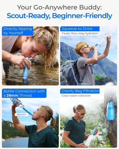 Water Filter Straw for Camping (2023)