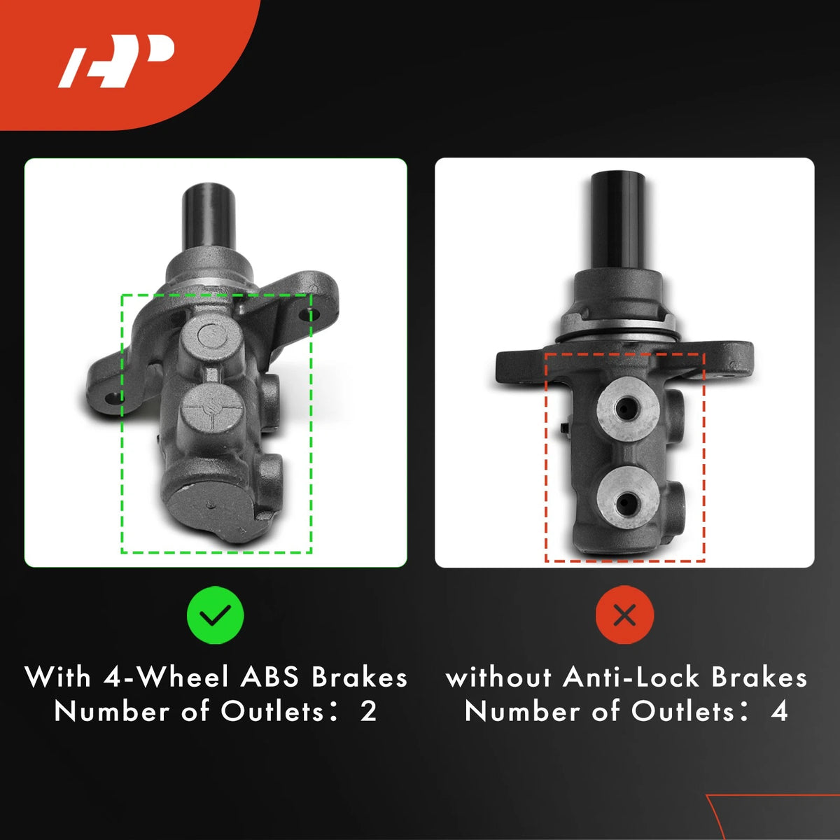 Brake Master Cylinder with Reservoir for Ford Focus (2009–2011) 9S4Z2140C, M630642