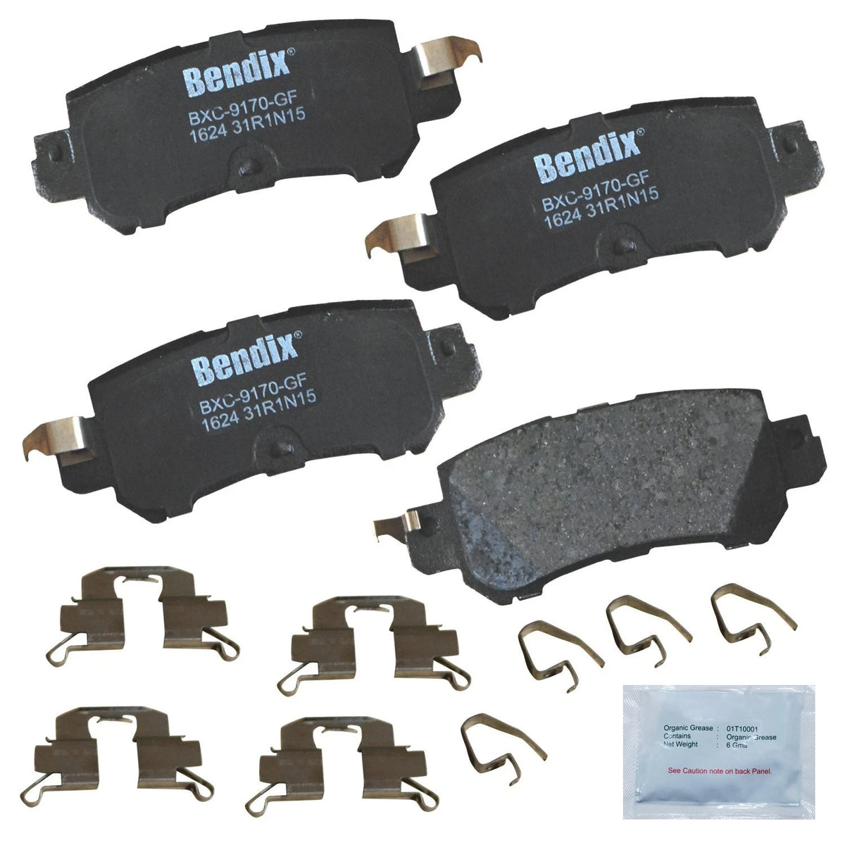 Ceramic Rear Brake Pads for Mazda CX-3 (2016–2018) & CX-5 (2013–2015)