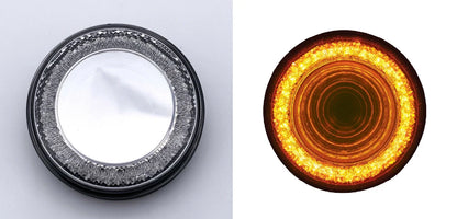 4 Inch Amber LED Parking Turn Signal Clearance Lights for Mitsubishi Mirage (1997–2003)