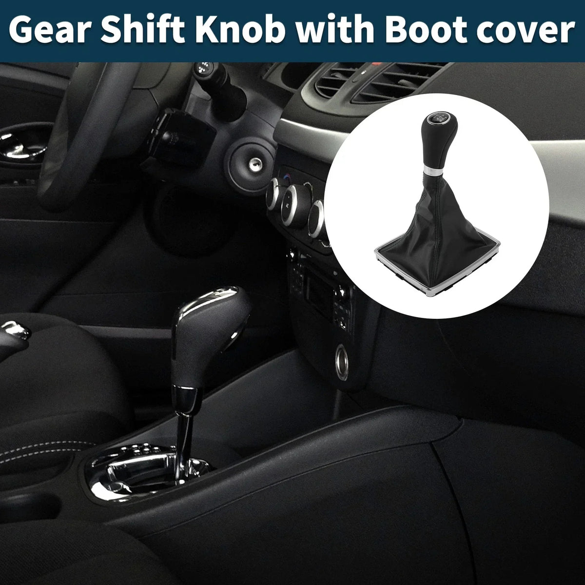 6 Speed Manual Gear Shift Knob & Cover for Mercedes-Benz C-Class (2007-2023)