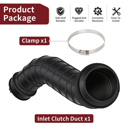 Clutch Duct Inlet Hose 5415509 for Polaris RZR XP/RZR XP 4 Turbo (2016–2018)