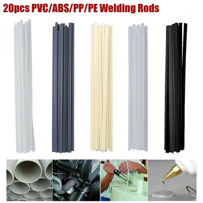 20pcs Plastic Welding Rods for Bumper Repair (ABS/PP/PVC/PE)
