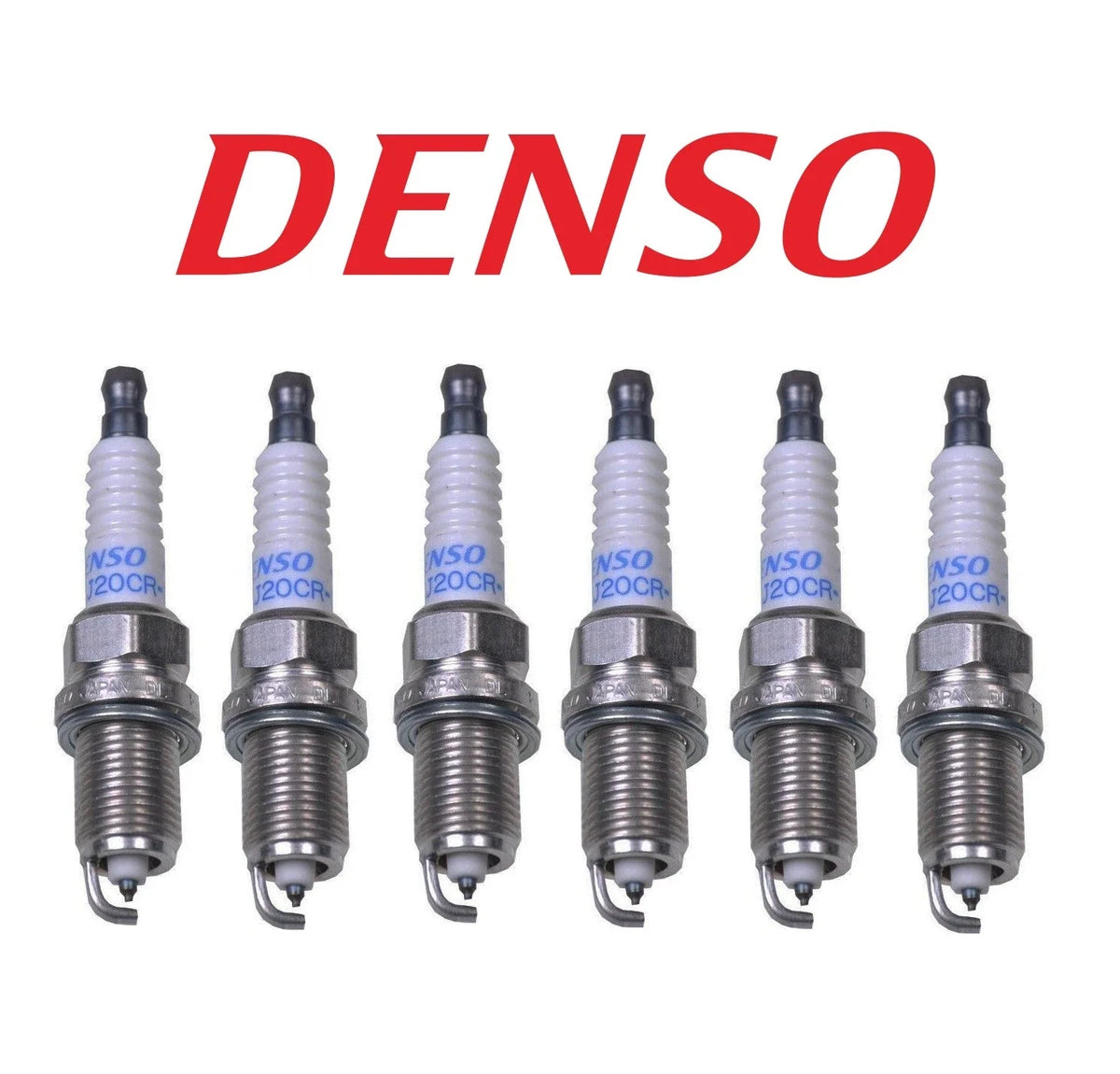 Set of 6 Double Platinum Spark Plugs for BMW Dodge Ford Honda Jeep Mazda