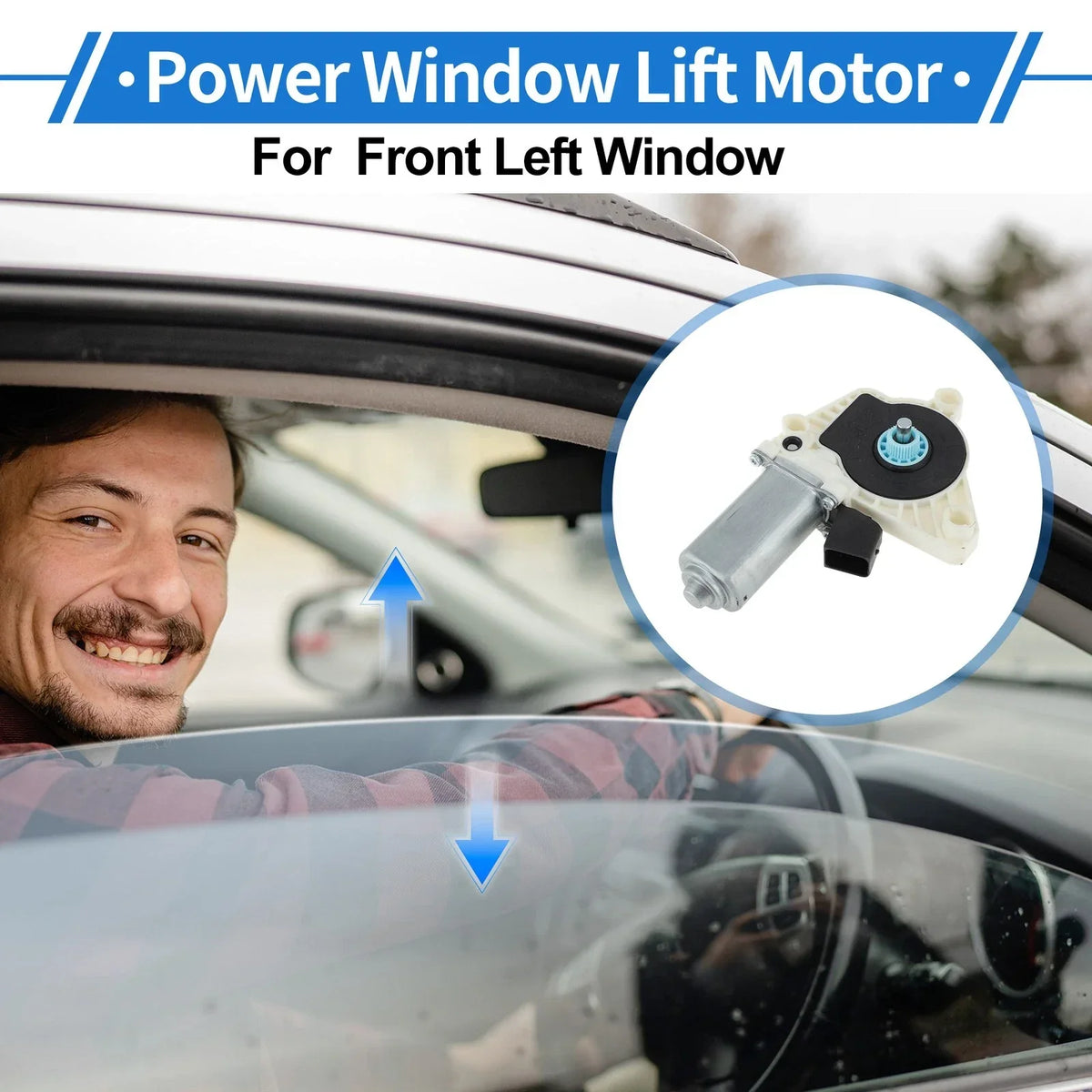 Power Window Regulator Lift Motor for Mercedes-Benz Actros MP4 (2011–2023)