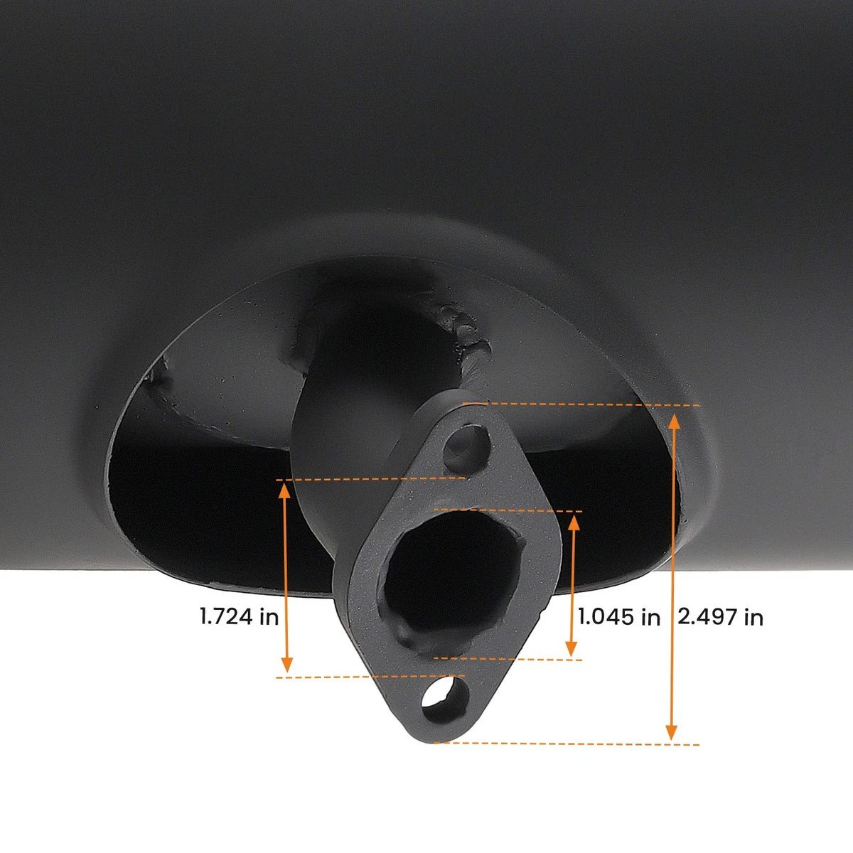 Muffler Exhaust for Yamaha Gas Golf Cart G16–G22 (1996–200+).