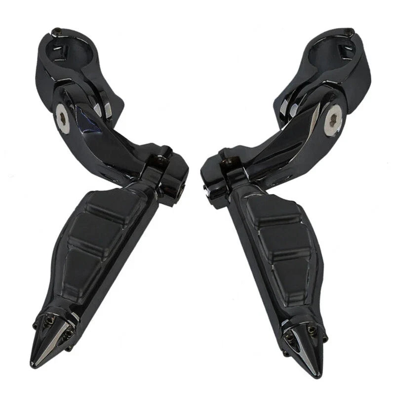 1.25'' Highway Footpegs for Harley Touring Dyna Softail (Fit 2010–2023)