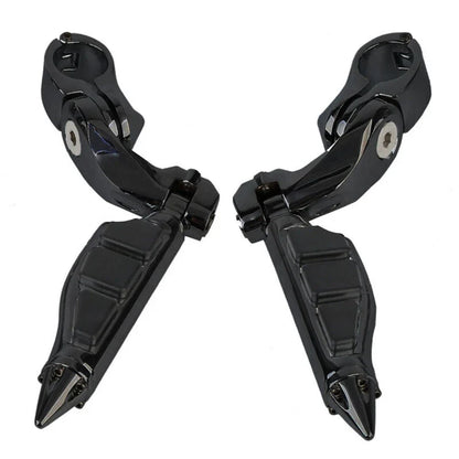 1.25'' Highway Footpegs for Harley Touring Dyna Softail (Fit 2010–2023)