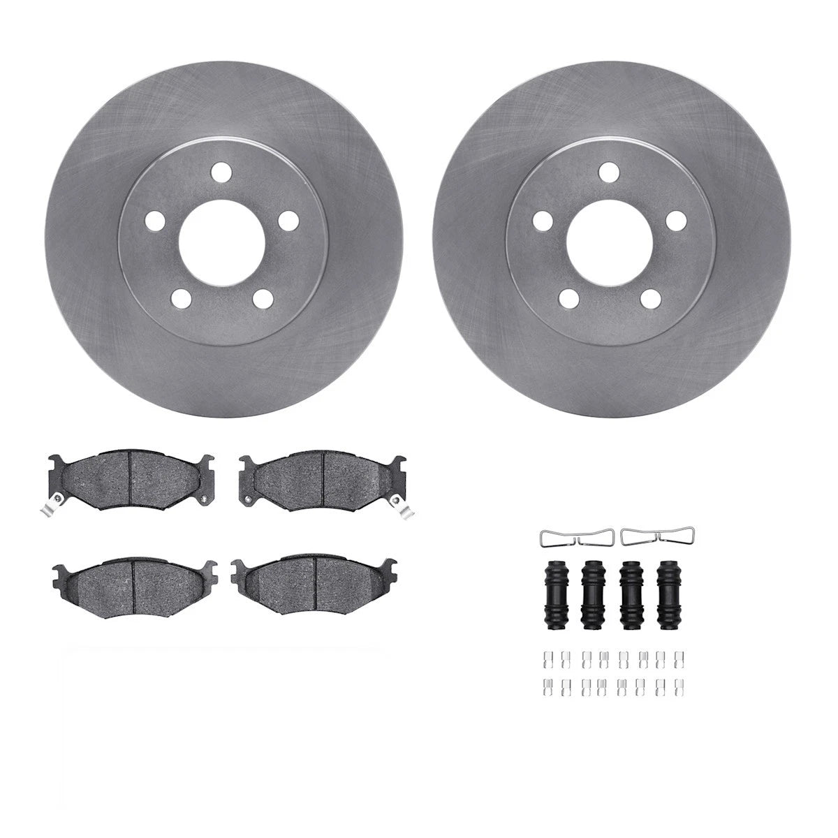 2X Brake Disc and Pad Kit for Chrysler LeBaron (1992) WFWH1-40051