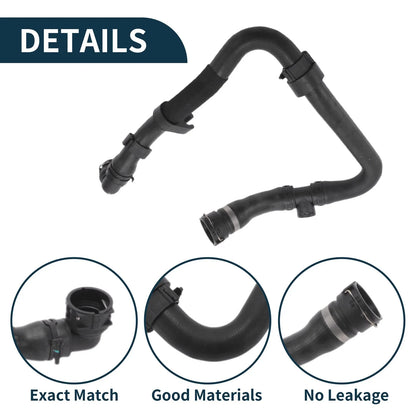 Radiator Hose Water Pipes for Volkswagen Sharan (2011–2016) Rubber Plastic