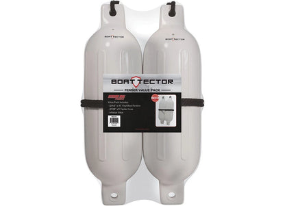 2X Inflatable Fender for Boat (3006.7372) 45" x 16", White