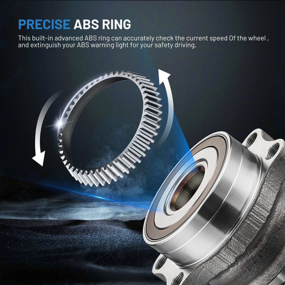 Front Wheel Bearing Hub Pair for Subaru Crosstrek Forester Impreza (2012–2021)