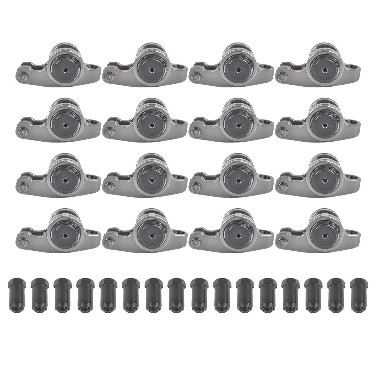 16x Roller Rocker Arm 1.5 Ratio 7/16 in for Small Block Chevy 350 (1969–1995)