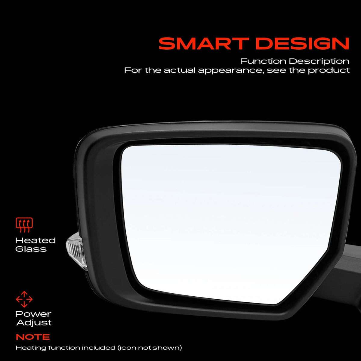 Driver Power Mirror for Chevy Impala (2014–2020) - 22936943, GM1320461