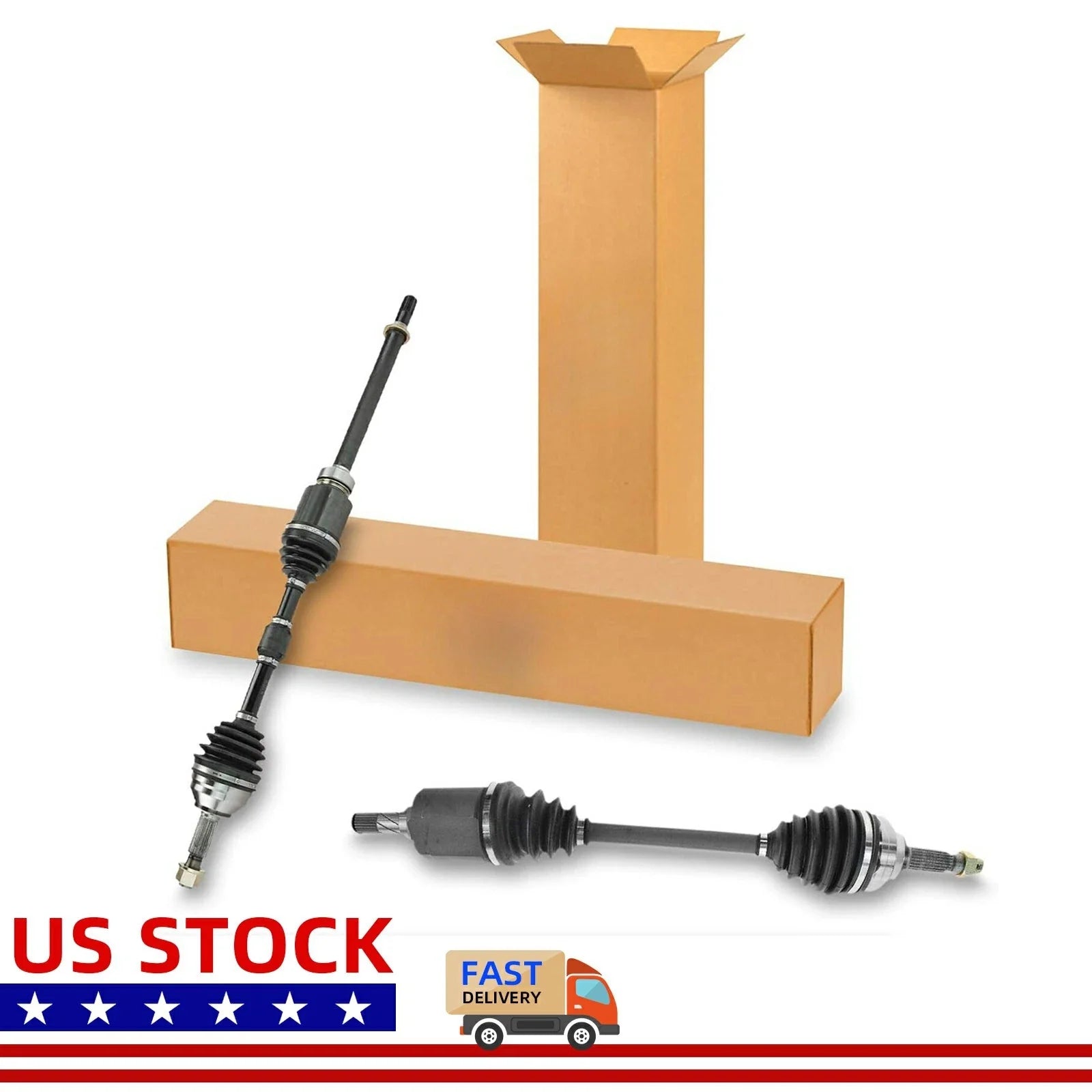 2 Front CV Axle Shaft Assemblies for Nissan Altima Rogue (2013–2020)