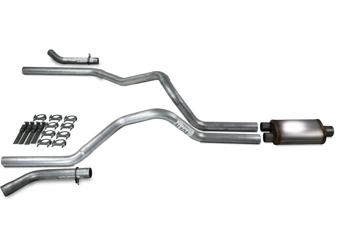 Dual Exhaust Kit for Ford F-150 (1987–1997) - 2.5" Stainless Muffler