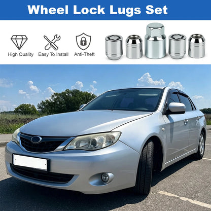 Alloy Wheel Lock Lugs Kit for Subaru WRX STI Forester Legacy Outback