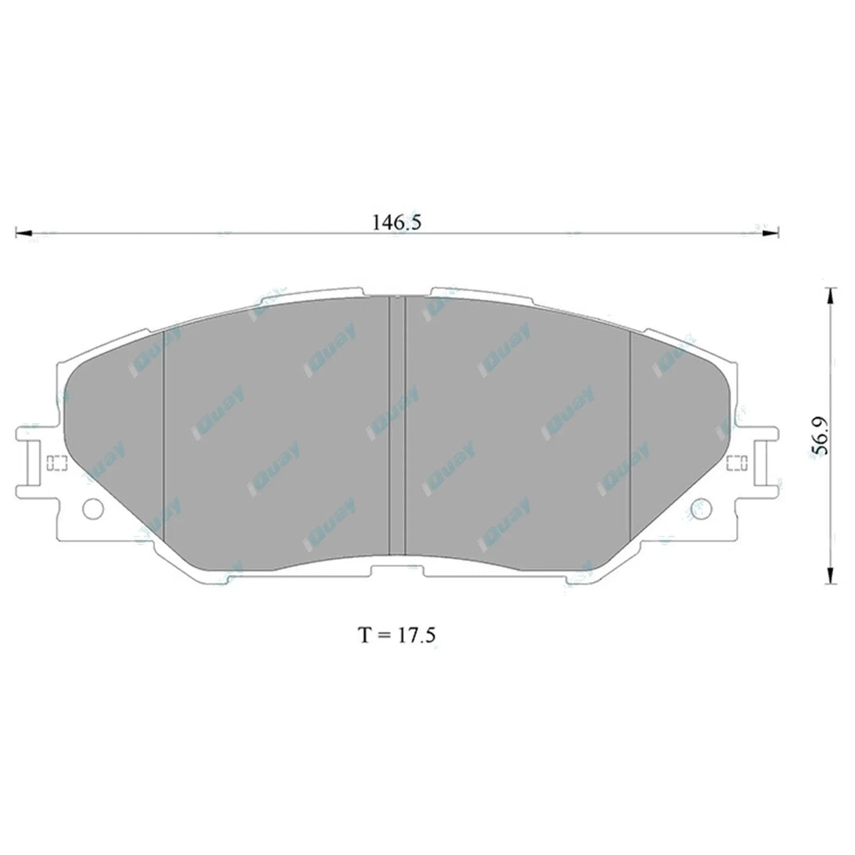 Front Disc Brake Pad Set for Toyota RAV4 ACA33R ACA38R GSA33R 2006~2013 Wagon