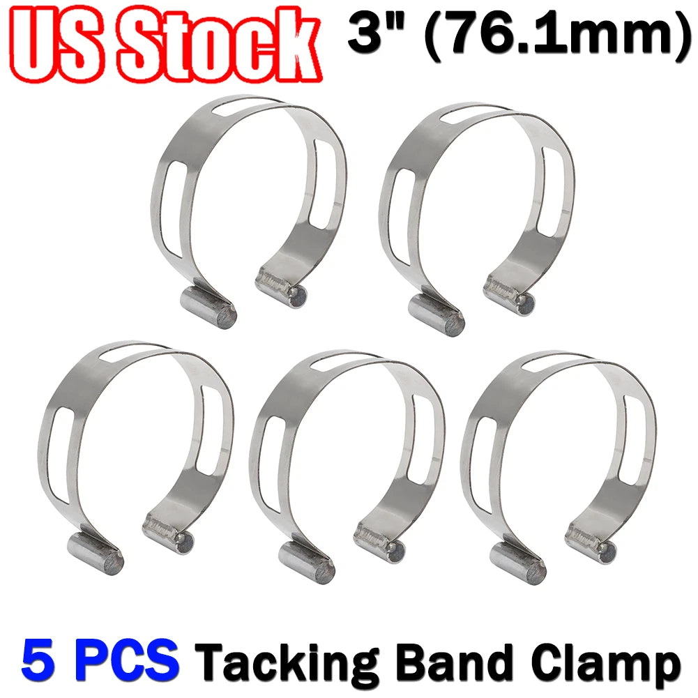 5X Tacking Band Clamp for Welding/Fabrication 3" Stainless Steel