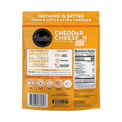 Cheddar Cheese Powder for Healthier Comforts (7 oz)