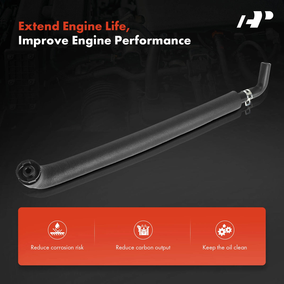 Crankcase Breather Vent Hose for BMW E36 E39 E46 (11157520035, 11617500021)