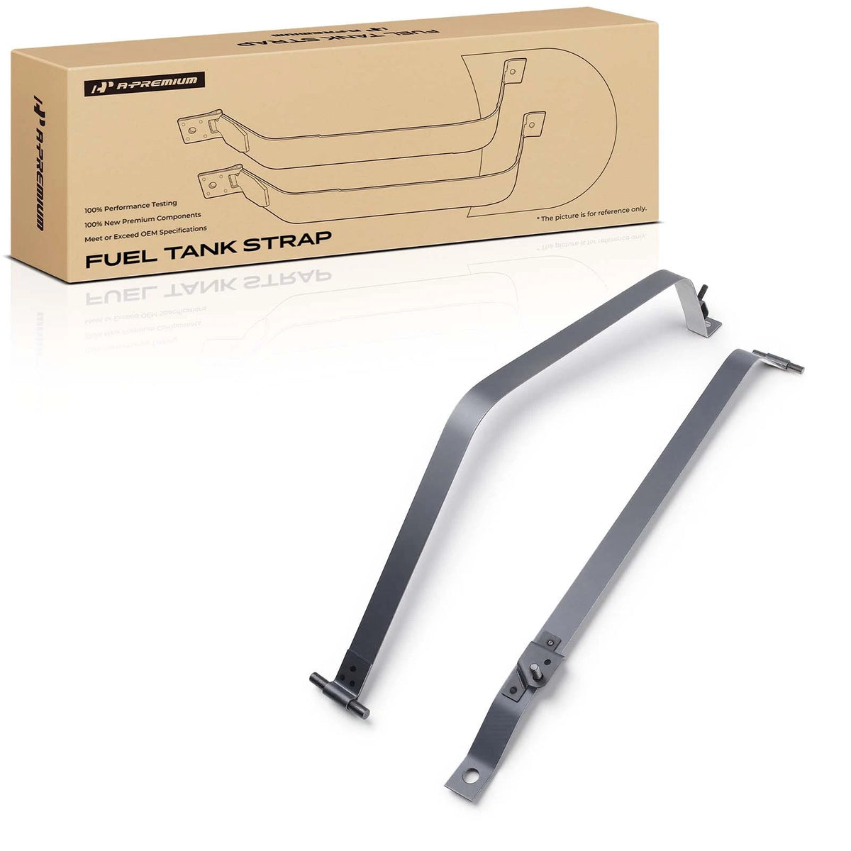2X Fuel Tank Straps for Mitsubishi ASX Outlander RVR Eclipse Cross (1705A008, 1705A009, ST435)