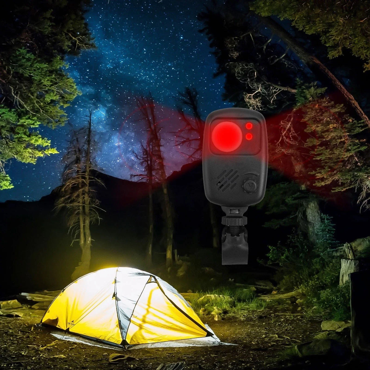Motion Detection Alarm with Infrared Sensor for Fishing and Camping