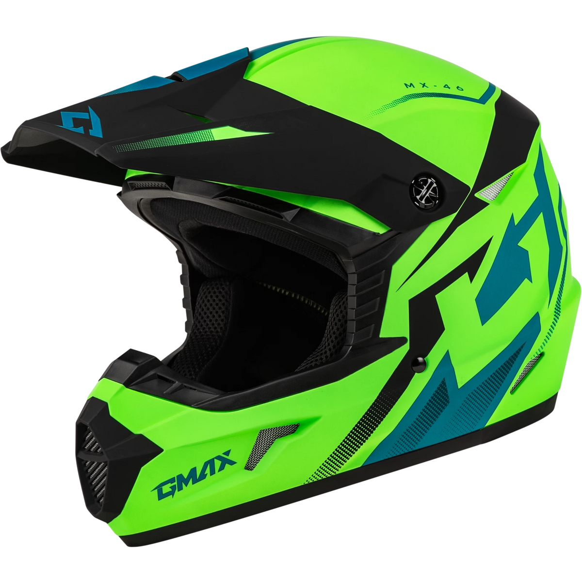 Youth MX-46 Compound Helmet for Youth Medium (D3464431) - Blue/Black/Grey
