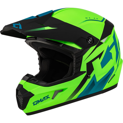 Youth MX-46 Compound Helmet for Youth Medium (D3464431) - Blue/Black/Grey