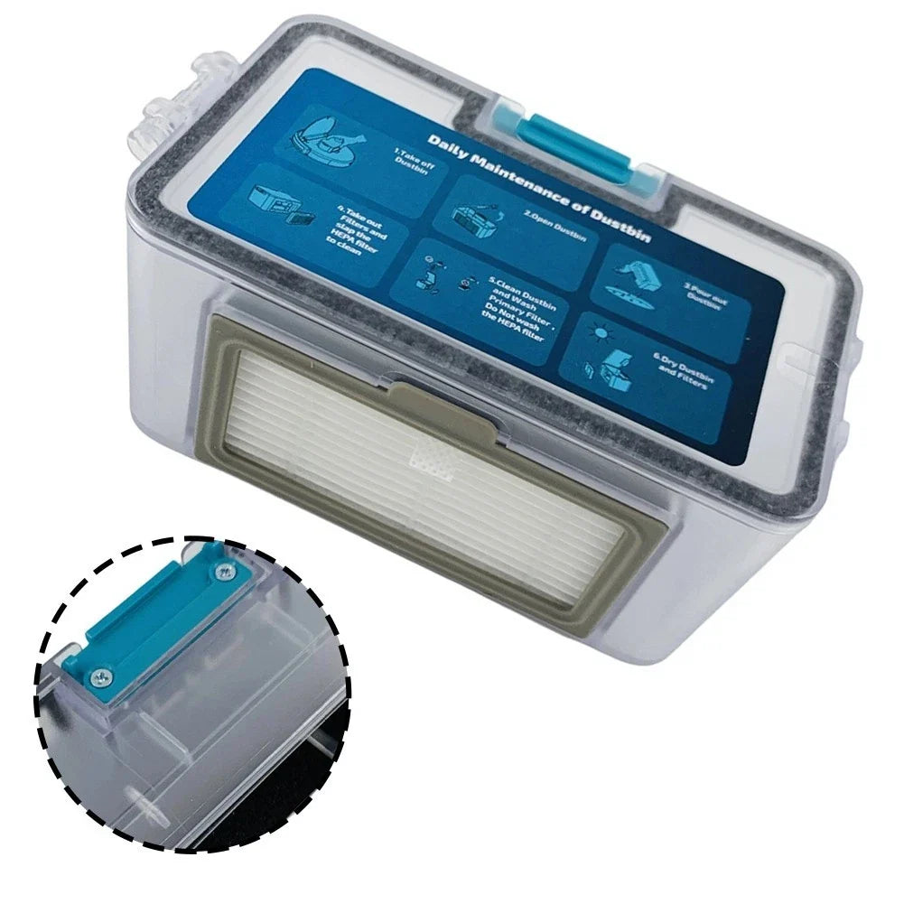 Dust Box for Busy Households (Anti-clogging Suction Channel)