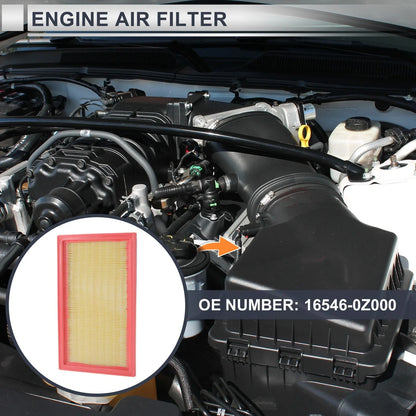 Engine Air Filter No. 16546V0100 for Nissan Quest 3.5L (2004–2017)