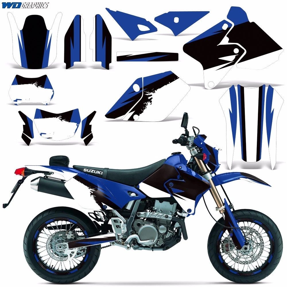 Graphics MX Decals + Plates for Suzuki DRZ400 S/SM (2000–2023)