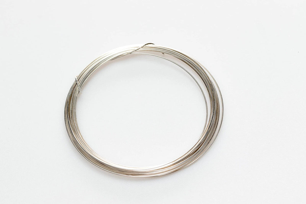 20 Gauge Argentium Silver Wire Half Hard for Jewelry Making (Made in USA)