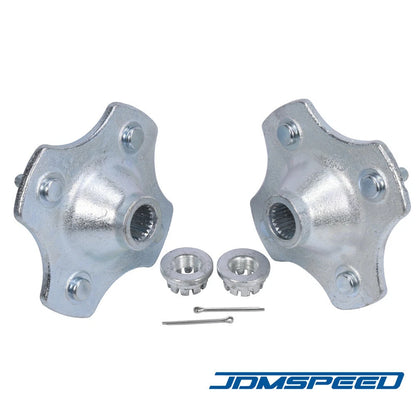 2 Rear Axle Wheel Hubs W/Nut for Honda TRX420 FE/FM Rancher 420 (2007–2013) Z565-RAWH2