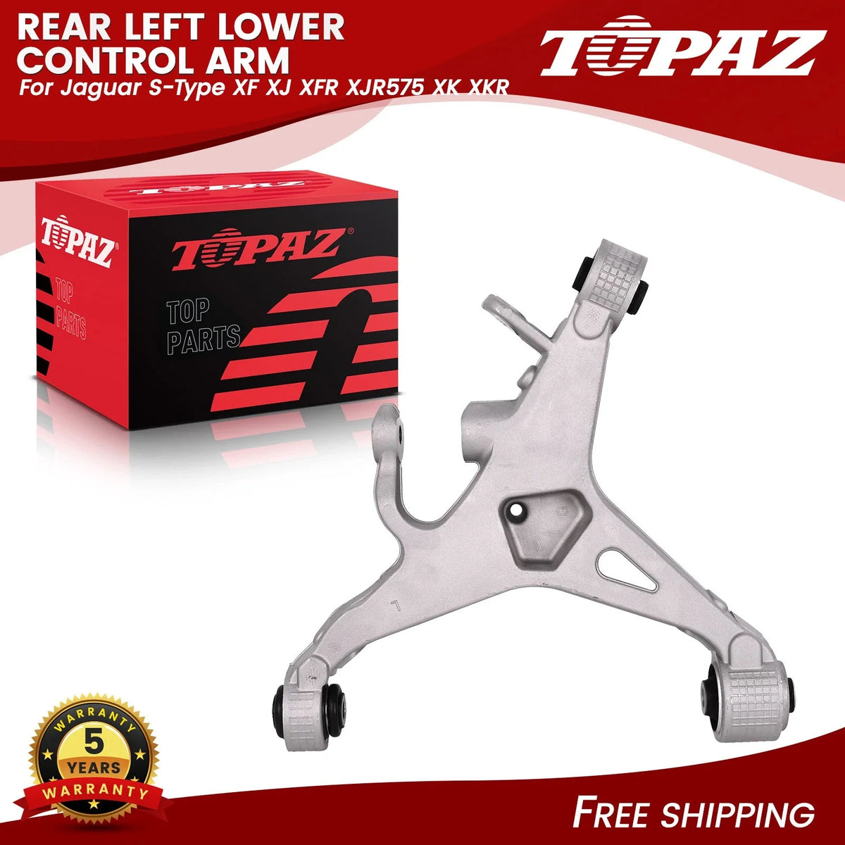 Rear Left Lower Control Arm for Jaguar S-Type XF XJ XFR XJR XK XKR (2000–2015)