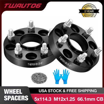 Set of 2 Hubcentric Wheel Spacers for Nissan 350Z 370Z (2003–2020)
