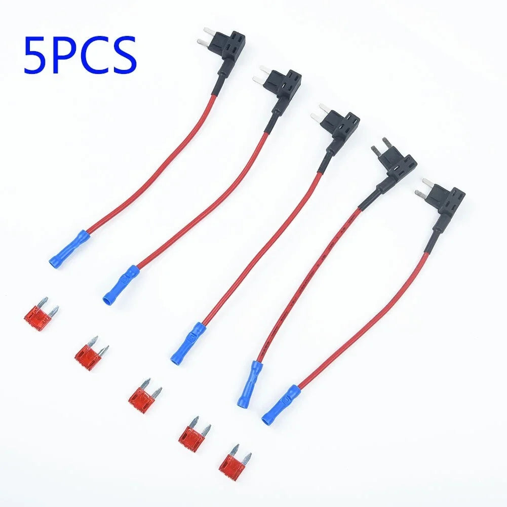 5pcs In-Line Car Add A Circuit Fuse Tap Adapter for MINI