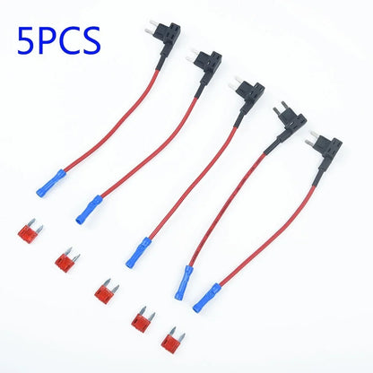 5pcs In-Line Car Add A Circuit Fuse Tap Adapter for MINI
