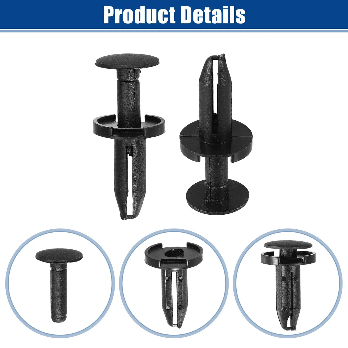 20pcs Bumper Cover Push Type Retainer Clips for Chrysler 200 (2011–2014) No. 6504521