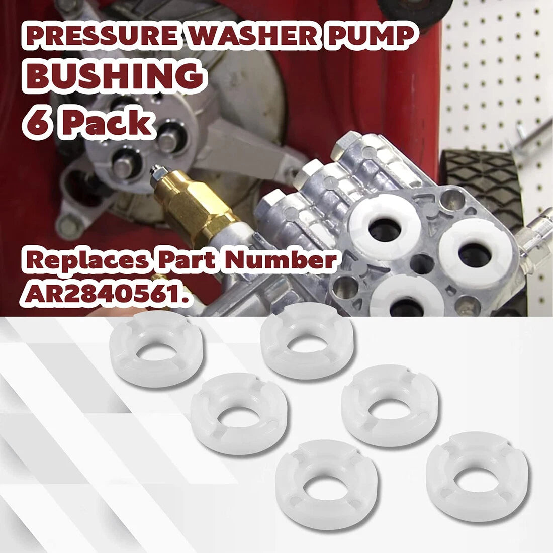 Pressure Washer Pump Bushing for Annovi Reverberi RMW2.2G24 SRMW2.2G26