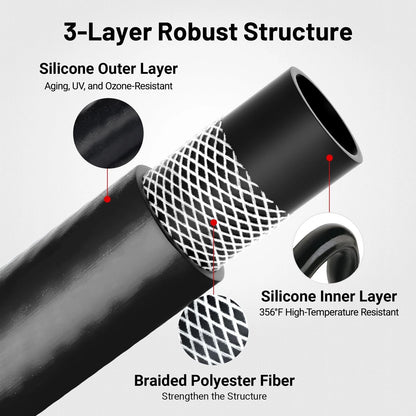 5FT 5/16" Silicone Heater Hose for