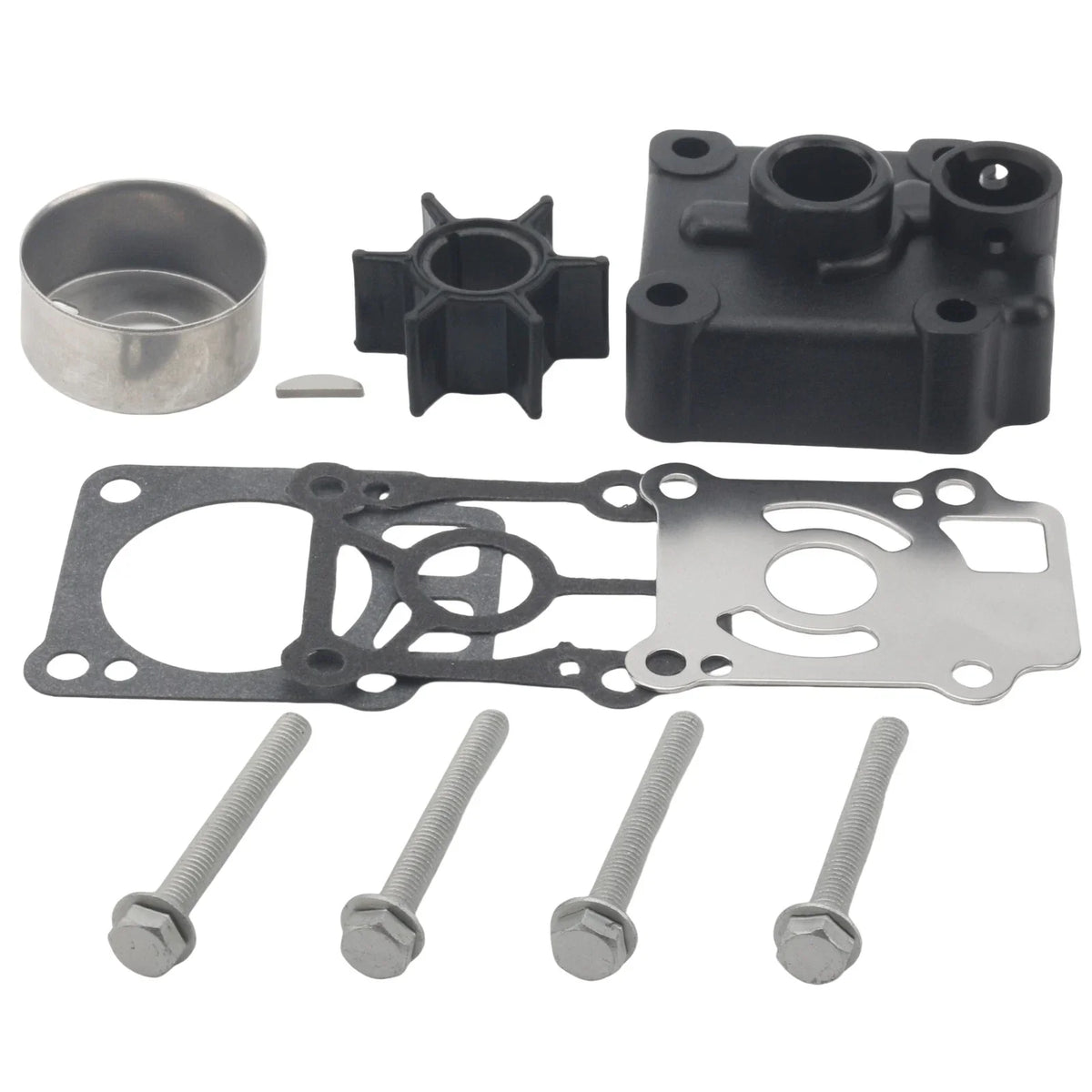 Water Pump Impeller Kit & Housing for Tohatsu Outboard M25C3 M30A4 M40C (N/A) 361-87322