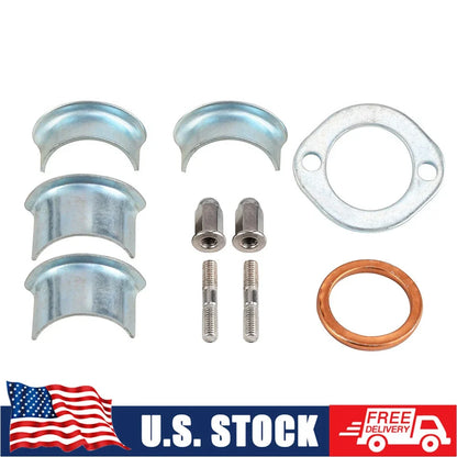 Muffler Collets Pipe Collars Clamp Holder Kit for Honda CG125 CB XL185 (1970–2023)