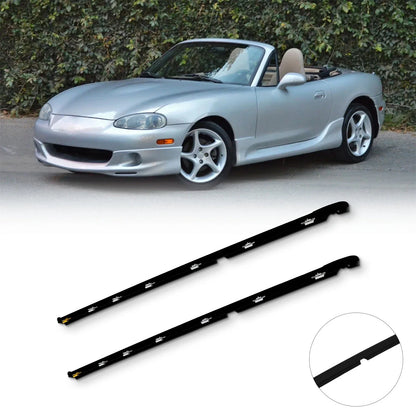 2X Door Window Weatherstrip Seal for Mazda Miata (1990–2005)
